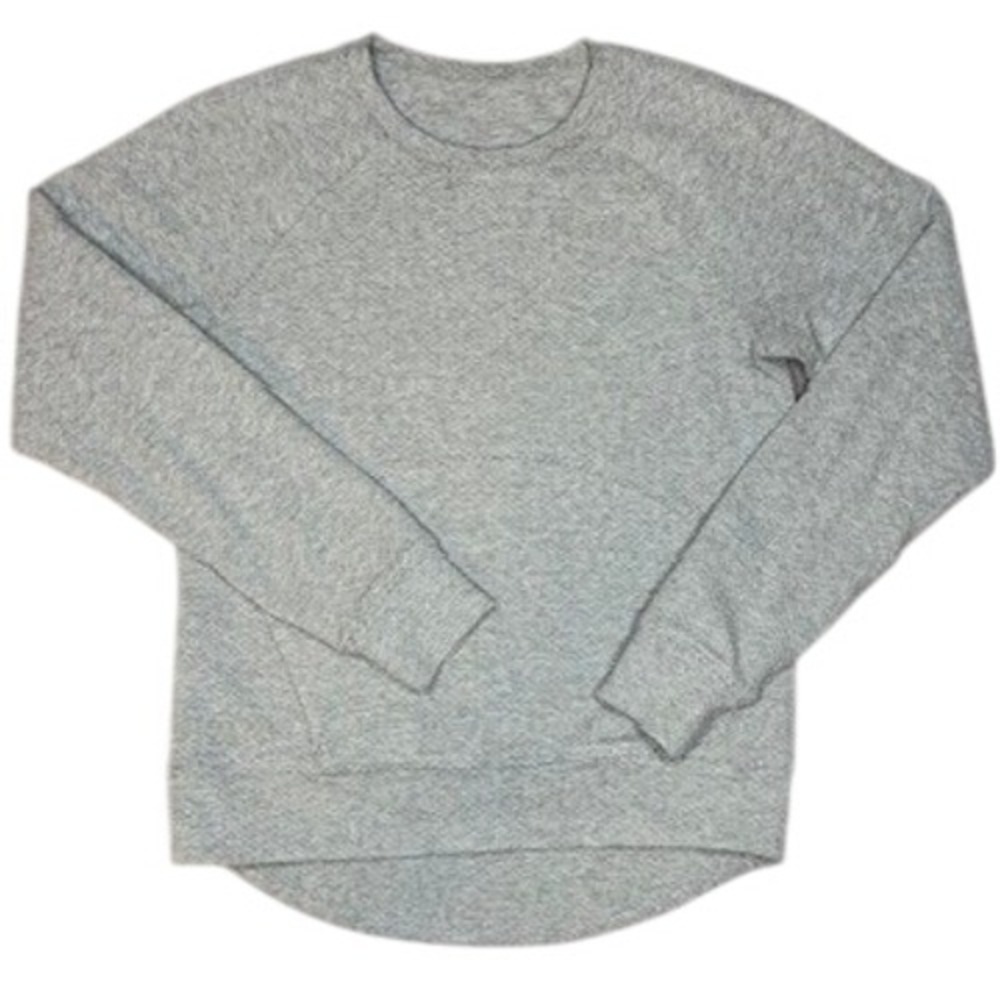 Lululemon Catch A Moment Crew Light Grey Womens 4